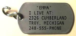 pet tag home